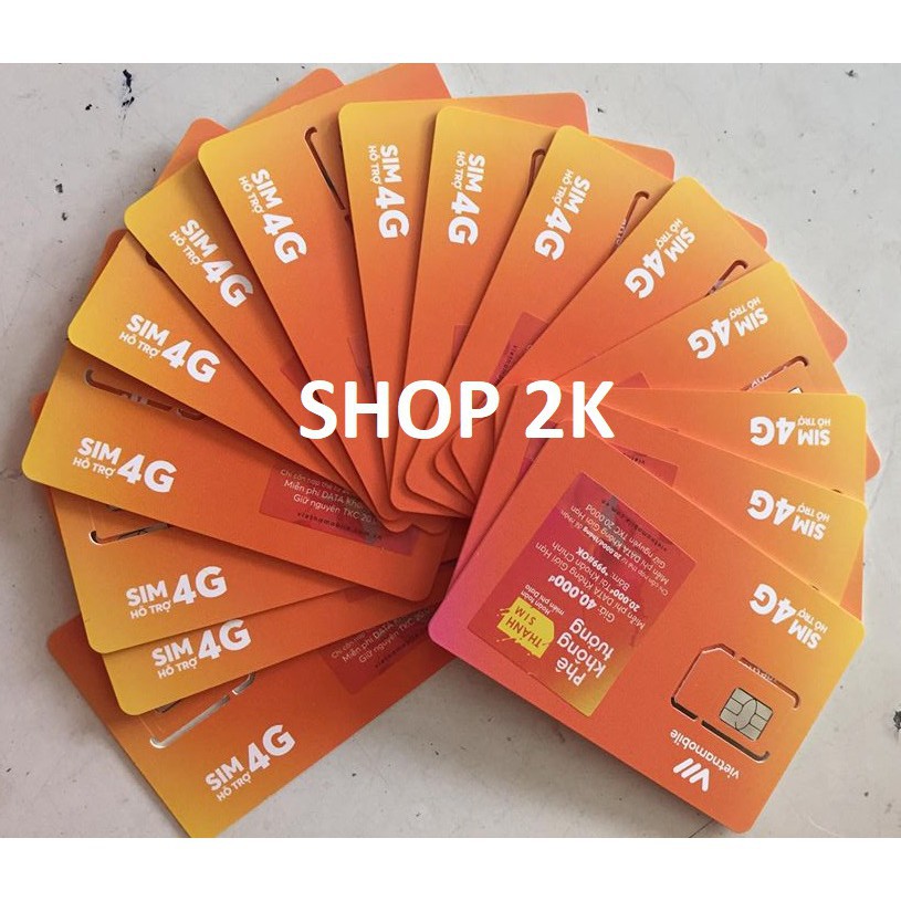 Thánh Sim 4G MỚI - SIÊU THÁNH SIM Vietnamobile Tặng 120gb/Tháng - TK 0đ