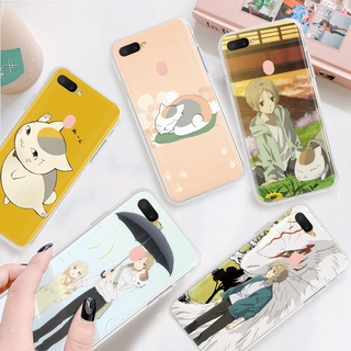 Ốp Lưng Trong Suốt In Hình Mèo Natsume Yuujinchou Cho Oppo A12 A12E A3S A5 A5S A9 A52 A72 A92 A92S A9X Tb89