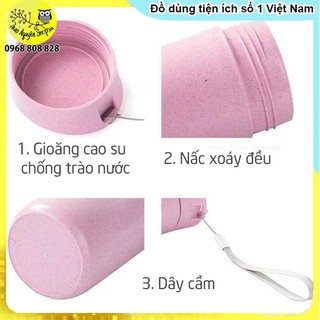 Bình đựng nước lúa mạch có quai xách 400ml