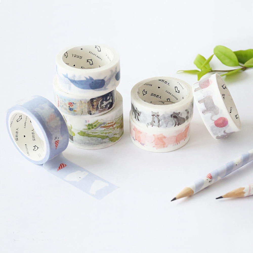 1 Cuộn Băng Keo Washi Nhật Bản 30mm X 7m