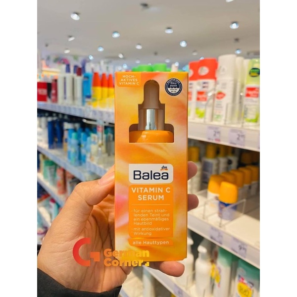 Serum dưỡng trắng da Vitamin C Balea Đức 30ml