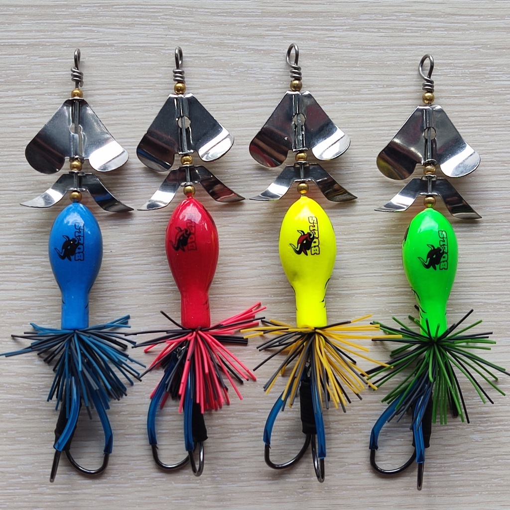 Mồi câu lure nhái BULLs bait buzz 12g 10cm