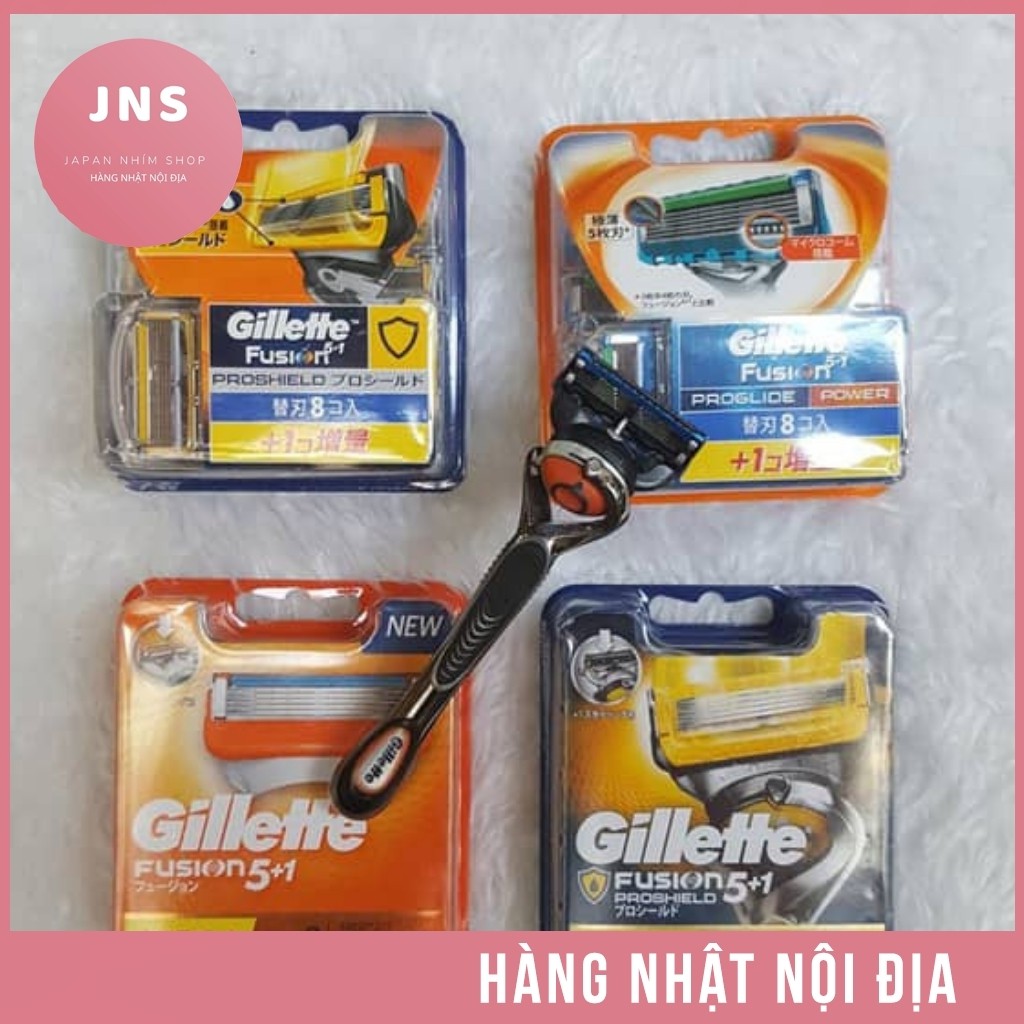 Lưỡi Dao Cạo Râu Gillette Fusion 5+1 (hộp 4/8 Chiếc)