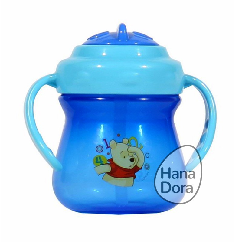 Bình Nước Có Tay Cầm Hình Gấu Pooh Dễ Thương Cho Bé Wtp07065