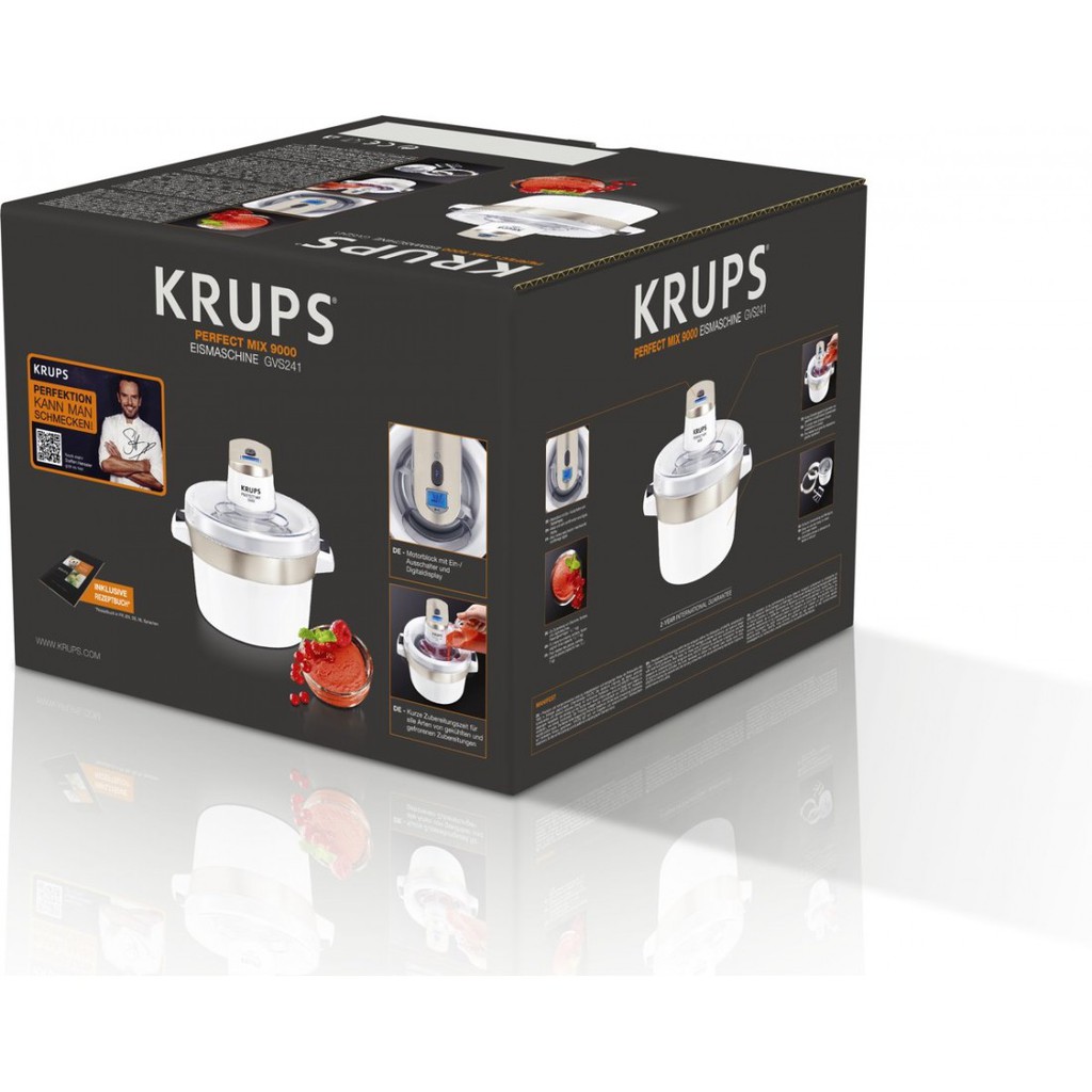 Máy làm kem Krups GVS241 Ice Cream Maker [CHÍNH HÃNG]