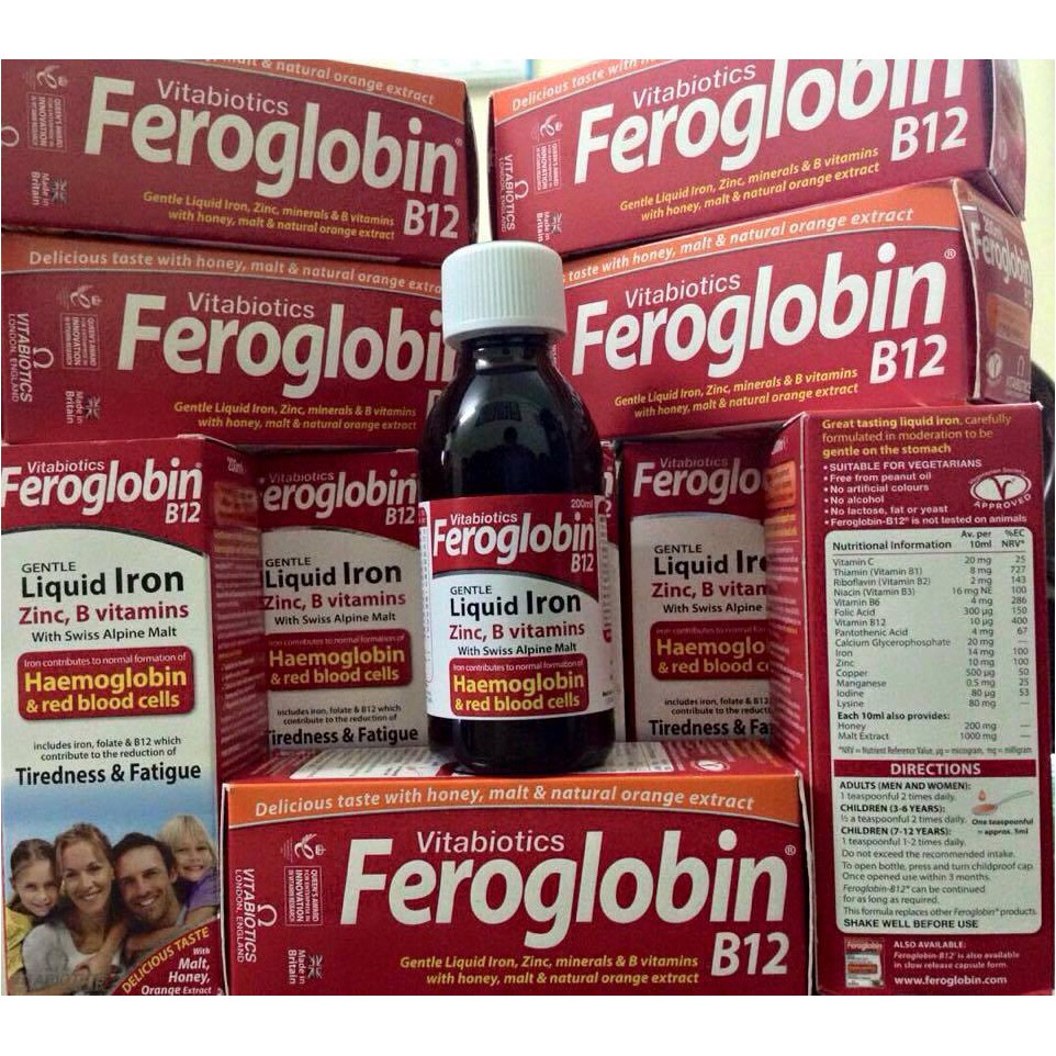 Feroglobin b12 bổ sung Sắt | Thế Giới Skin Care
