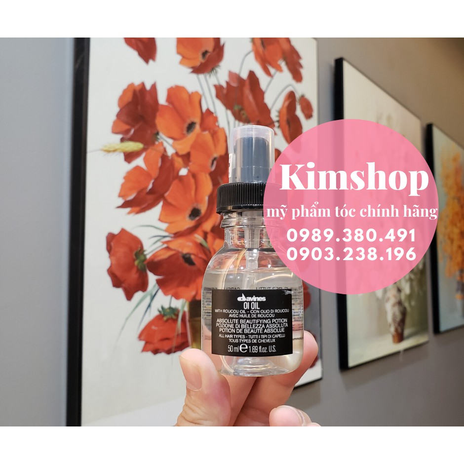 CHÍNH HÃNG TINH DẦU DƯỠNG TÓC HOÀN MỸ DAVINES OI ABSOLUTE