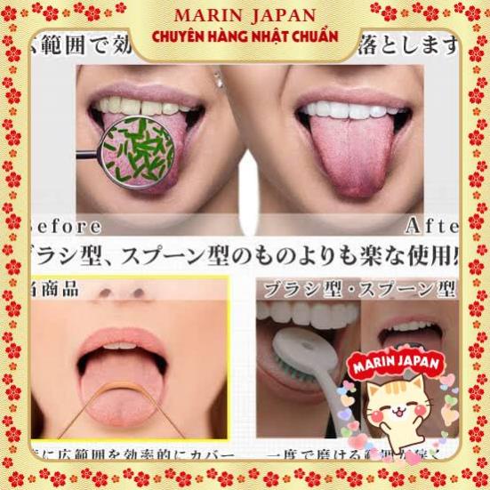 (Sale, Hàng Nhật) Bàn chải chuyên dụng cạo lưỡi loai bỏ vi khuẩn , mùi hôi miệng Hàng cao cấp Nhật Bản