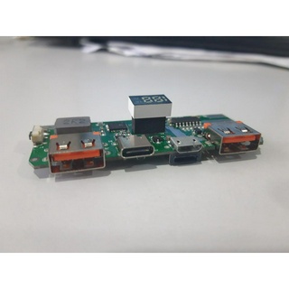 Mạch sạc pin 18650 hỗ trợ sạc nhanh qc3.0 +pd 3 đầu vào typec micro usb