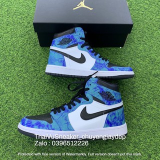 Giầy thể thao jd xanh loang chuẩn 1:1 chất lượng cực đẹp (full box + free ship)