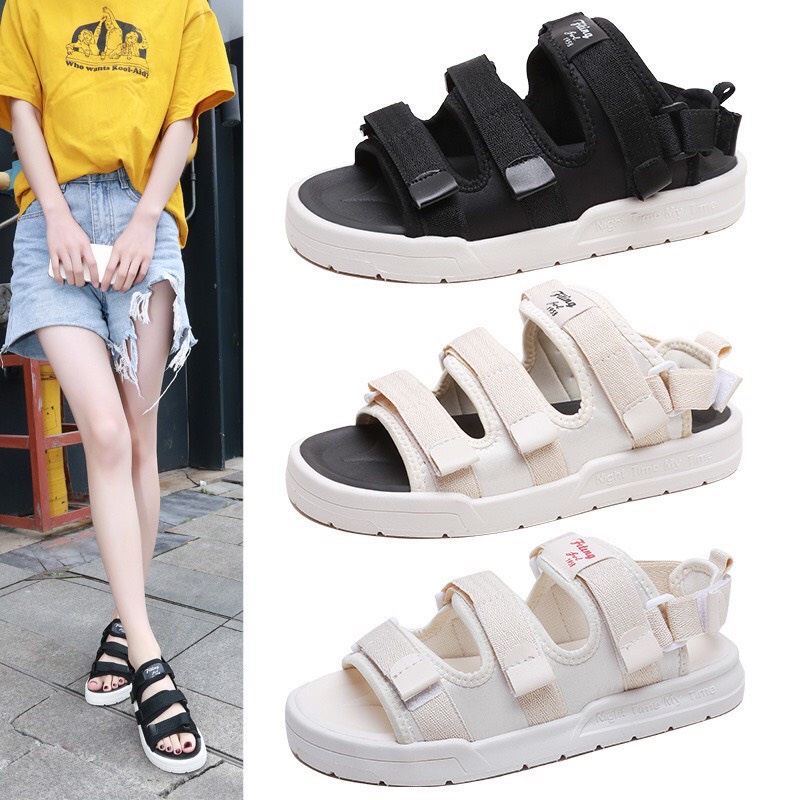 Giày Sandal Nữ Nam 3 quai Fitingg - Dép quai hậu nam và nữ học sinh