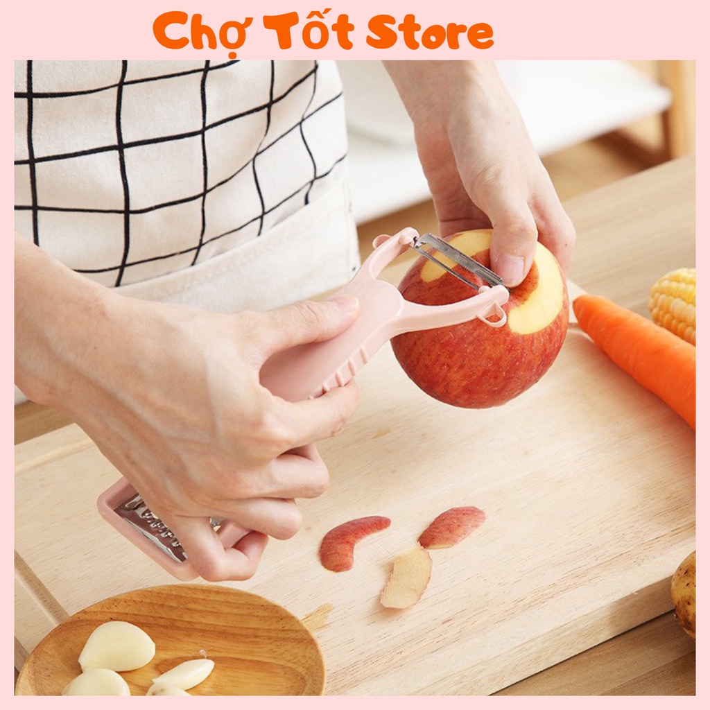 Nạo Gọt Củ Quả Thông Minh 2in1- Nạo Dài 2 Đầu Lúa Mạch 88235 Chợ Tốt Store