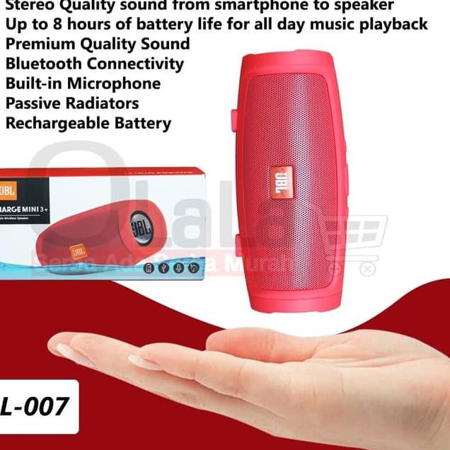 Loa Bluetooth Jbl Charge Mini 3 + Oll-007 97b Kèm Phụ Kiện