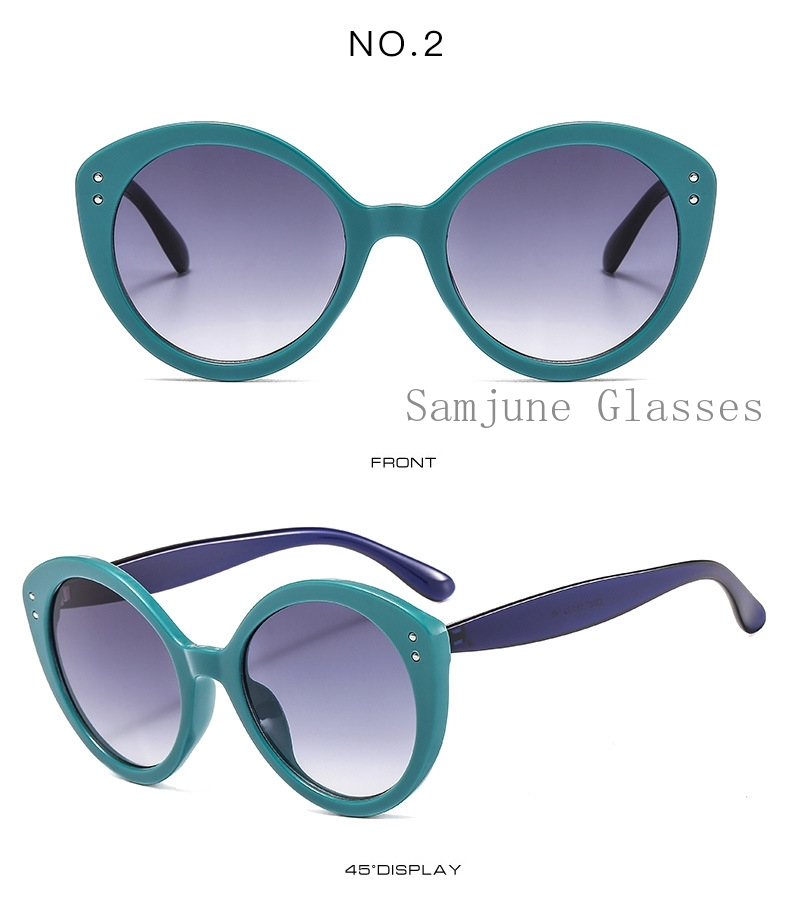 Kính Mát SAMJUNE Gọng Mắt Mèo Thời Trang Cho Nữ