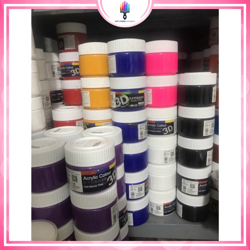 combo 20 màu acrylic 100ml được giảm giá