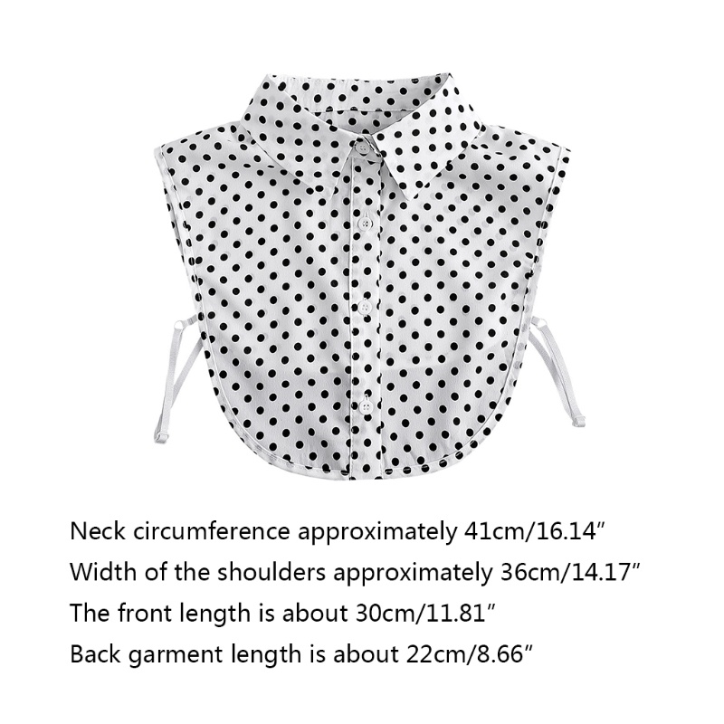 Cổ Áo Sơ Mi Giả Họa Tiết Chấm Bi 10mk Cho Nữ | BigBuy360 - bigbuy360.vn