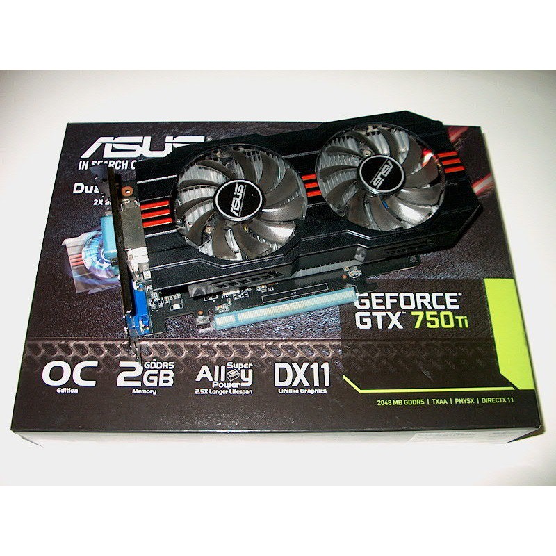 ASUS GTX750TI-OC -2GD5 BH tem VietSon cuối 2019