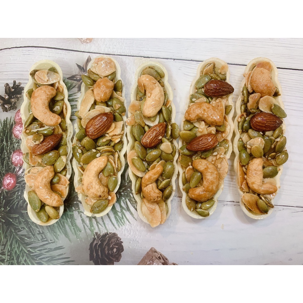 Bánh thuyền mix hạt dinh dưỡng - Granola thuyền - Hủ 250gr