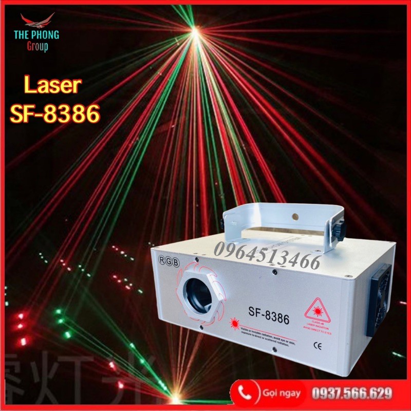 Đèn Laser 8386 Cực Ảo - Đèn Bay Phòng Hiệu Ứng Đỉnh Cao Kết Hợp Cảm Ứng Nhạc - MagicStore SG