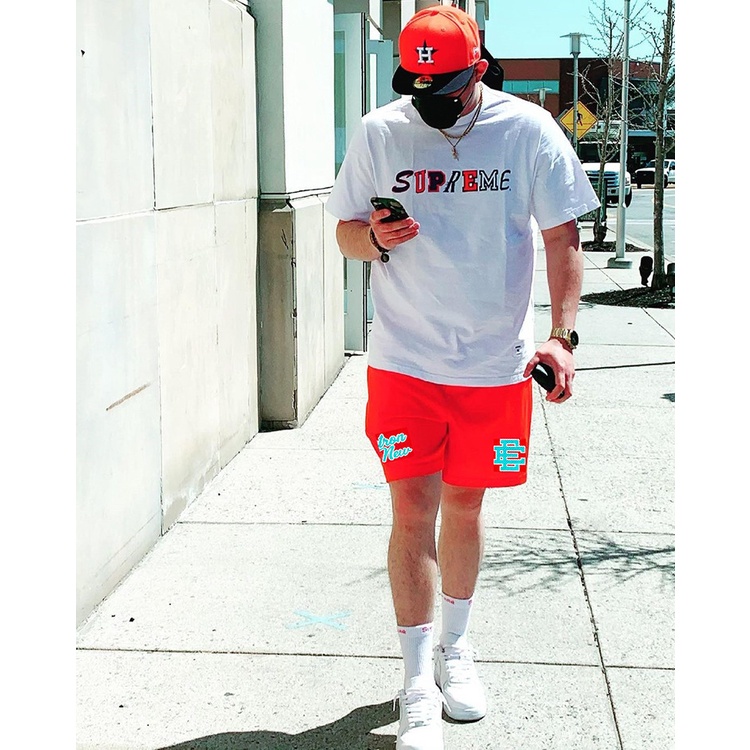 Quần Short Thể Thao Phối Lưới Thời Trang Đường Phố Cá Tính Cho Nam