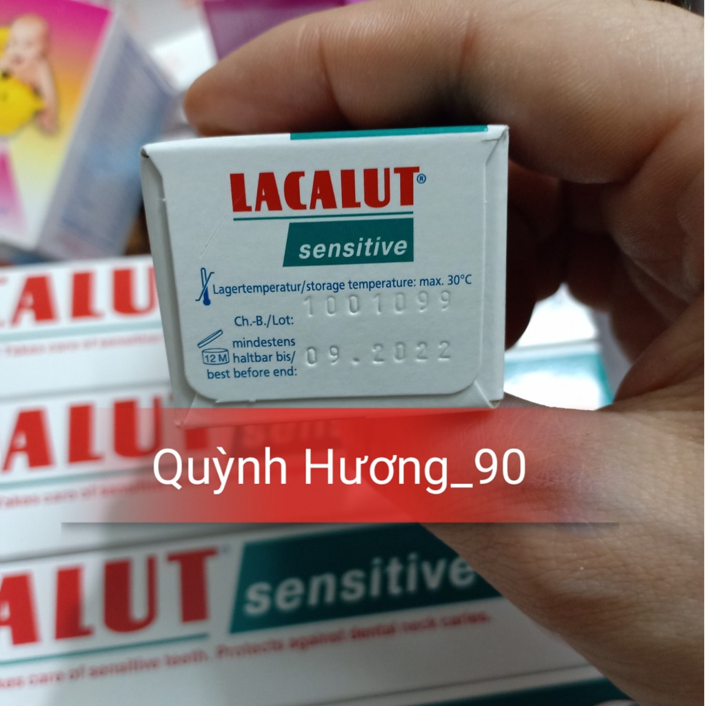 Kem đánh răng LACALUT sensitive XANH 75G