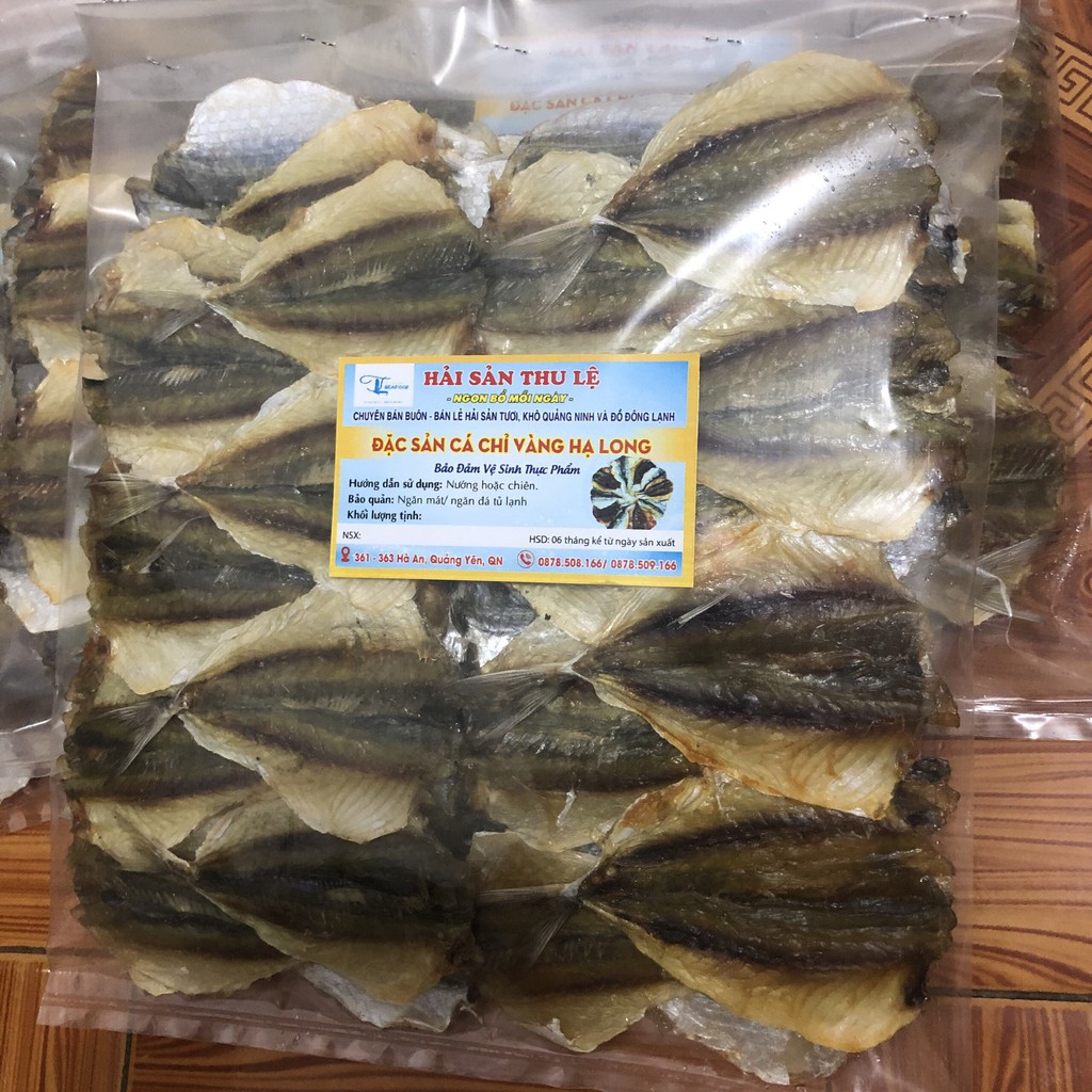 [GIẢM GIÁ HÔM NAY ] - KHÔ CÁ CHỈ/ CÁ CHỈ VÀNG/ CÁ CHỈ VÀNG KHÔ/ CÁ KHO NGON - Hải sản Thu Lệ 500g, 1kg