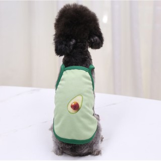 Áo Hai Dây Quả Bơ Cho Thú Cưng Chó Mèo - hàng có sẳn