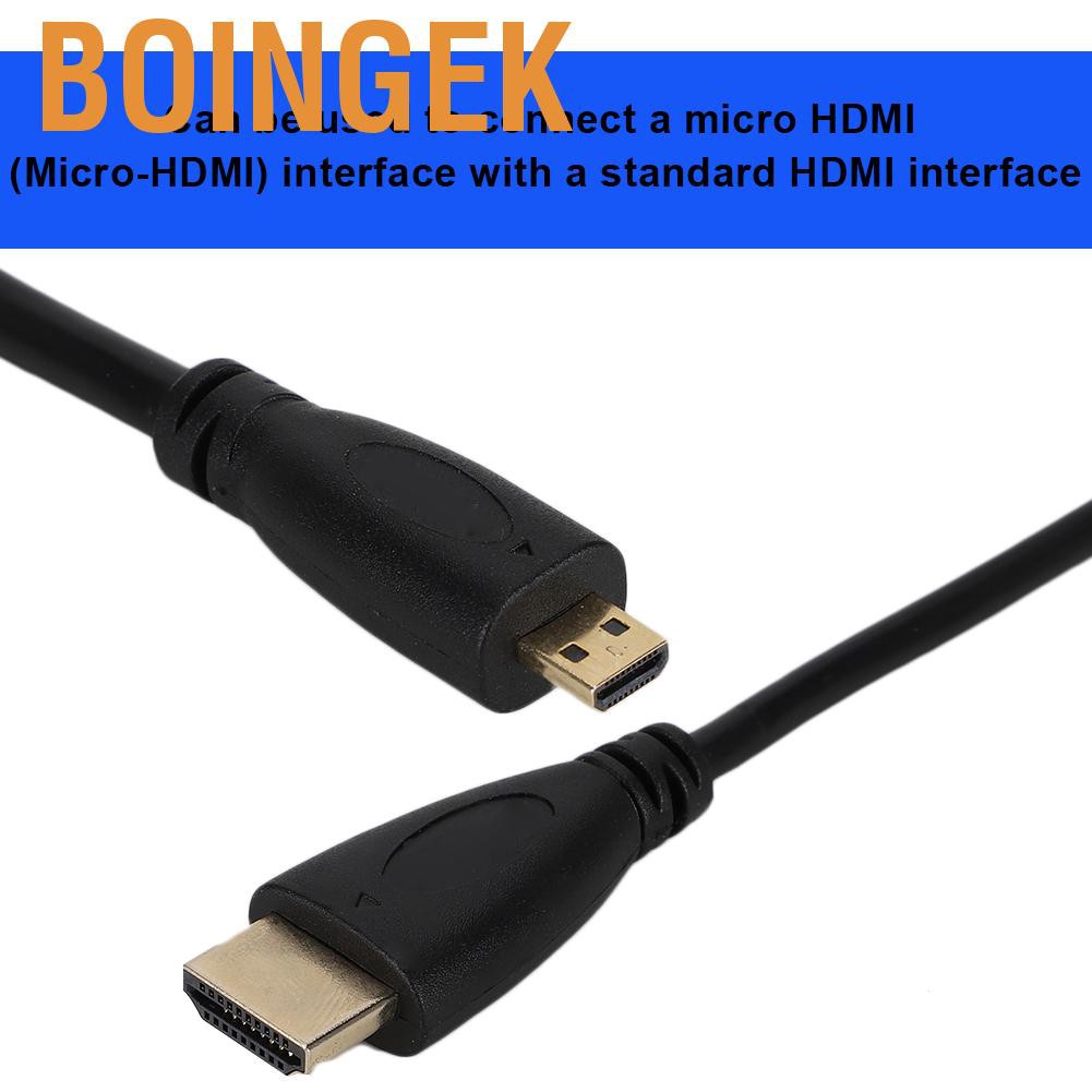 Cáp Chuyển Đổi Bongek Micro Sang Hdmi 1440p / 1080p / 1080i / 720p / 480p Cho Raspberry Pi 4b