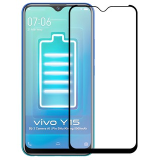 Kính cường lực cho Vivo Y11/ Y12/ Y15/ Y17/ Y19 kính full màn hình full keo