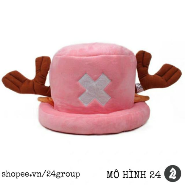 [RẺ VÔ ĐỊCH] MŨ HỒNG COSPLAY TONY CHOPPER TRONG ONEPIECE mũ vải lót bông cực mềm mũ cosplay anime cute