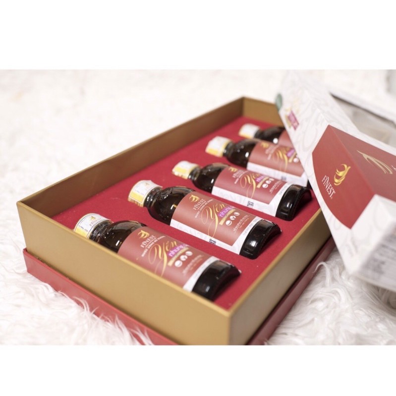 Yến nhung sâm không đường Finest hộp 5 chai x100ml, PP sâm 3A | BigBuy360 - bigbuy360.vn