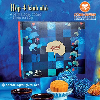 Bánh Trung Thu Givral 2020 Combo Sắc Màu (4 Bánh)