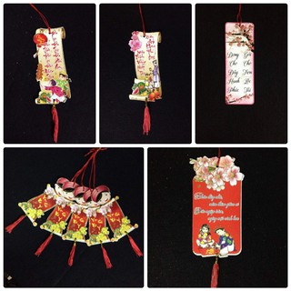 Thiệp treo trang trí tết cổ truyền : 320k /40c