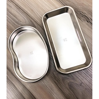 Khay inox cao cấp đựng dụng cụ y tế chữ nhật / hạt đậu