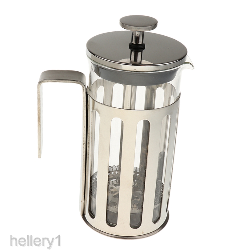 [HELLERY1] 1 piece French Coffee Press Borosilicate Glass, and Stainless Steel Coffee Press , Expresso Coffee Maker