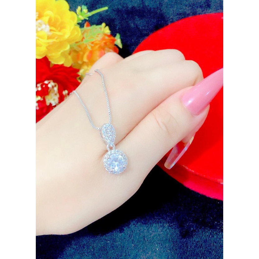 Dây chuyền nữ xi bạch kim cao cấp _ TJ6001