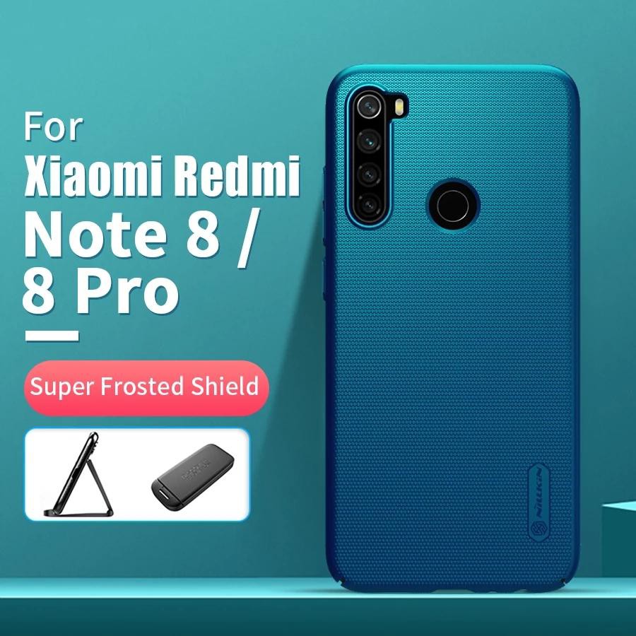 Ốp lưng Redmi 10, Redmi 10 Prime, Redmi 10 2022, Redmi Note 8 - Ốp lưng Nillkin nhựa cứng lưng sần