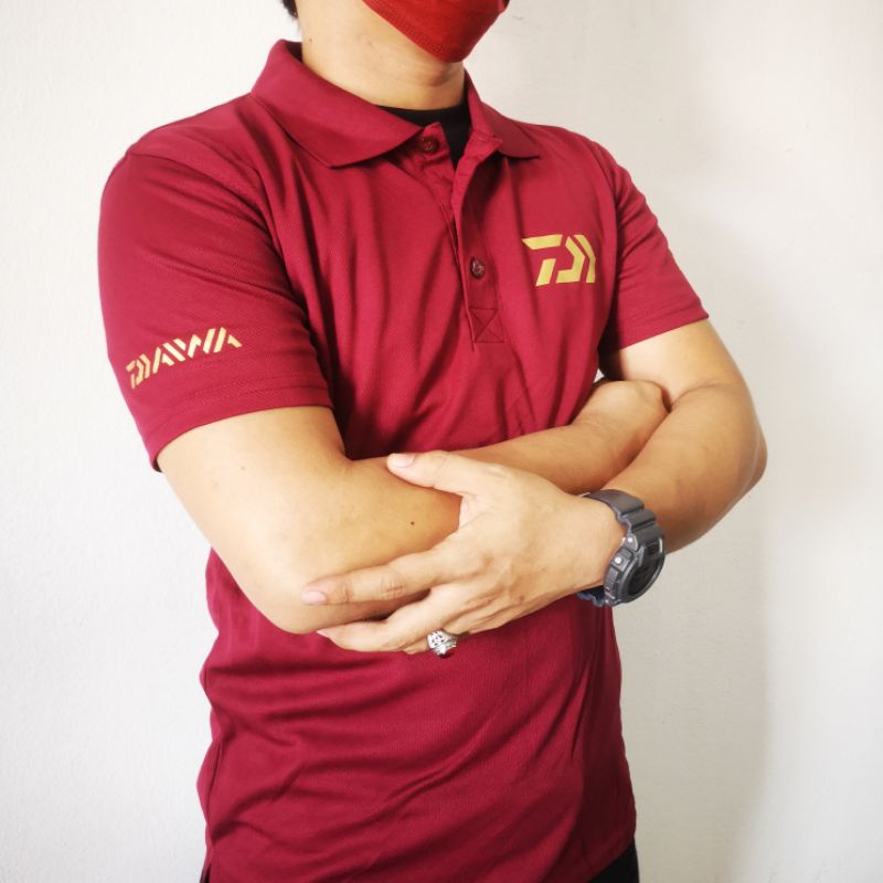 ⭐️⭐️⭐️⭐️⭐️Áo Thun POLO DAIWA POLO Mặc Hàng Ngày + Miễn Phí Nhãn Dán Câu Cá / Áo POLO Nam / In LOGO Cho Nam Và Nữ Mới Nhất