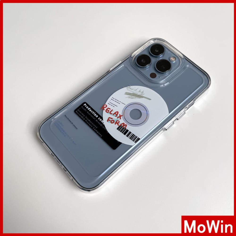 Ốp điện thoại silicon trong in CD nút kim loại thích hợp cho iPhone 11 Pro Max 13 Pro Max 12 Pro Max 7Plus xr XS Max
