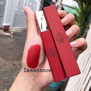 (CAM KẾT AUTH, TEM HIDDEN TAG) Son Kem Lì 3CE Cloud Lip Tint Màu Immanence – Đỏ Đất nâu