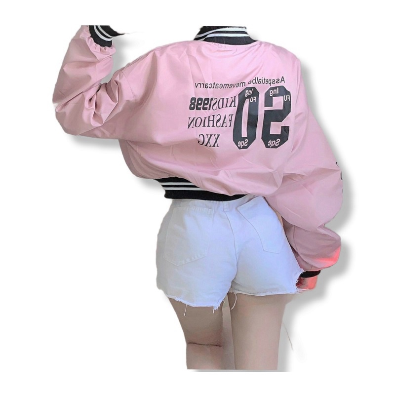 Áo Khoác Dù BOMBER Nữ In LOGO 1998 Cao Cấp ( DÙ 2 LỚP )  - ĐĂNG QUANG FASHION