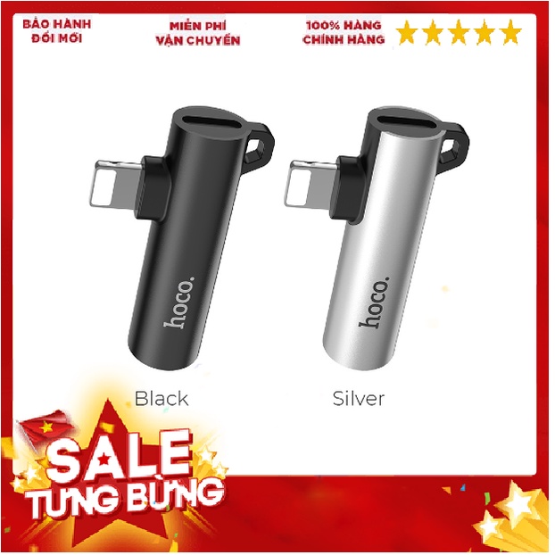 Bộ chuyển đổi âm thanh từ ai phôn sang 3.5mm tiện lợi chính hãng Hoco LS21