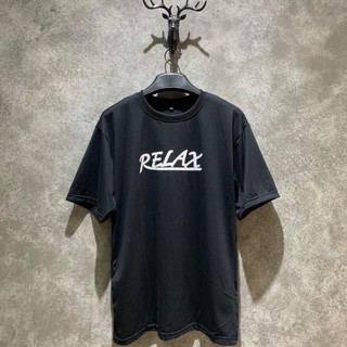 Áo thun nam tay lỡ form rộng RELAX 2 MÀU ĐEN TRẮNG