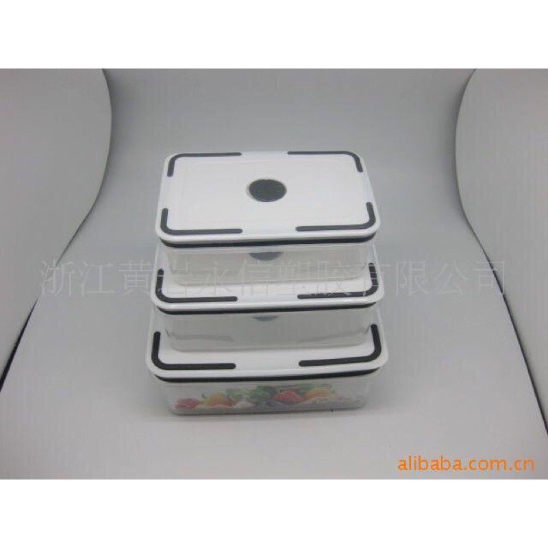 Hộp đựng thực phẩm 5 món để tủ lạnh có nắp kín