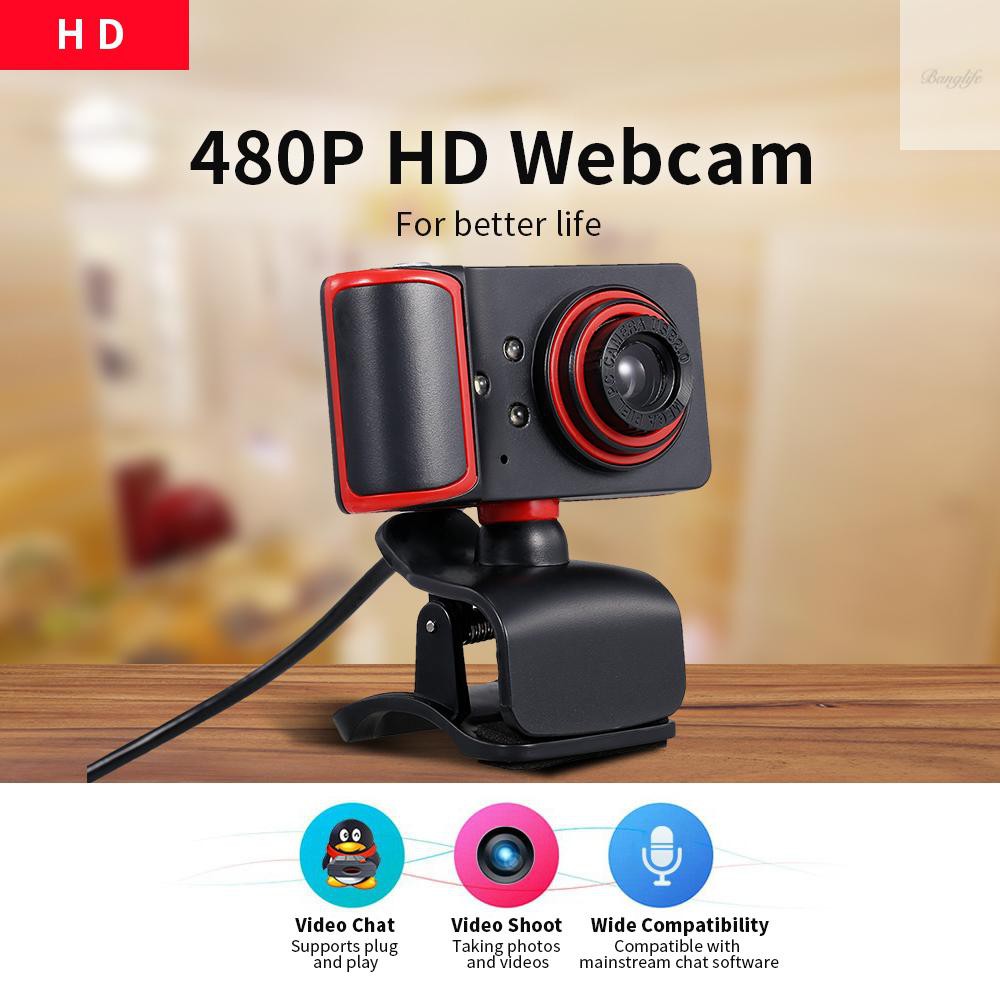 Webcam Hd 480p 5mp 30fps Cho Máy Tính | BigBuy360 - bigbuy360.vn