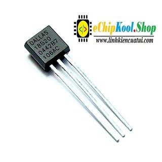 Cảm biến nhiệt độ IC DS18B20 - TO92 IC Dallas DS18B20