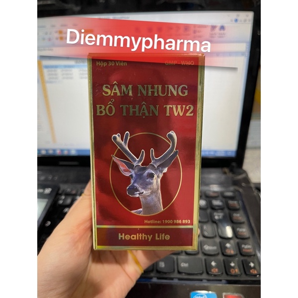 Viên uống Sâm Nhung Bổ Thận TW2 giúp bổ thận , mạnh gân cốt