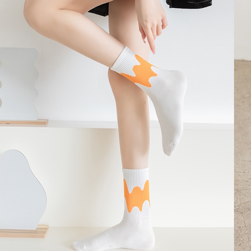 Take Talk Set 2 đôi vớ phối nhiều màu sắc tùy chọn thời trang dành cho nữ