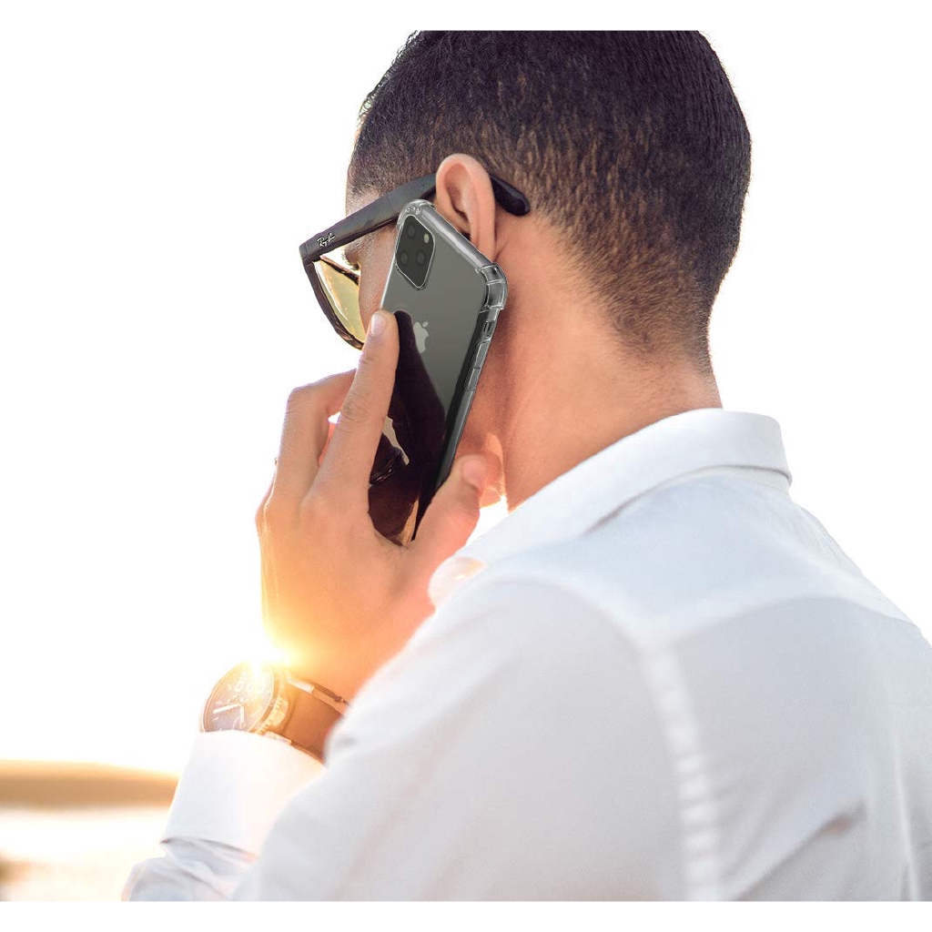 Ốp điện thoại TPU mềm trong suốt chống sốc dành cho iPhone 11 Pro Max 6 7 8 Plus X XR XS