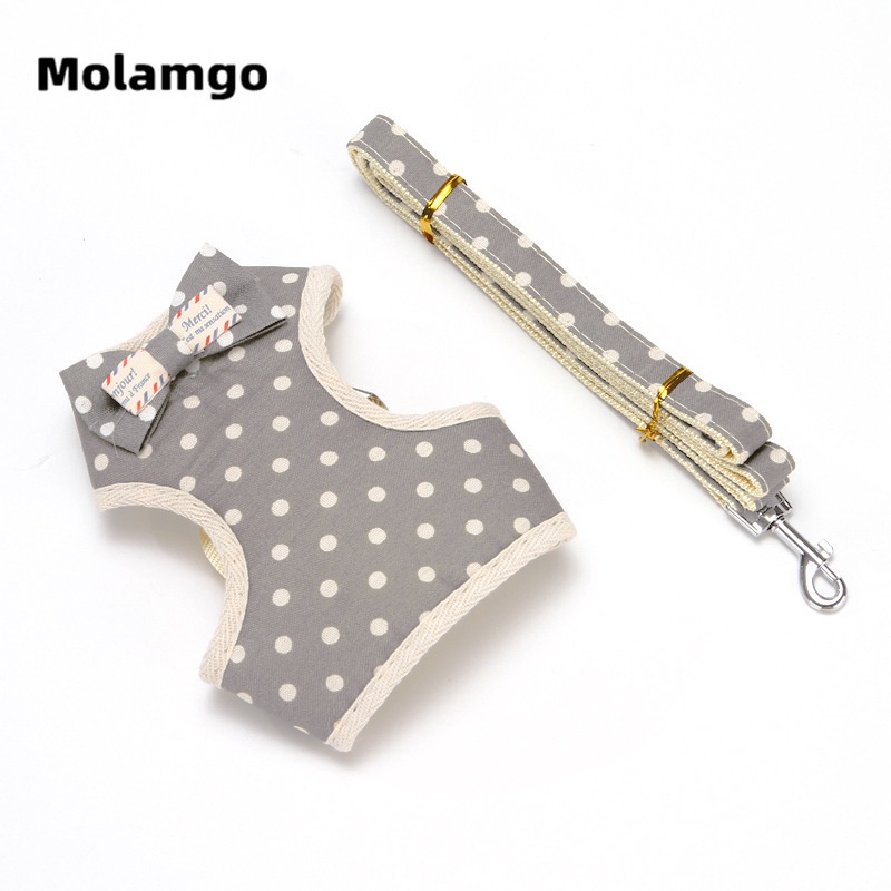 Áo Vest Đính Nơ Chuyên Dùng Dắt Thú Cưng Đi Dạo